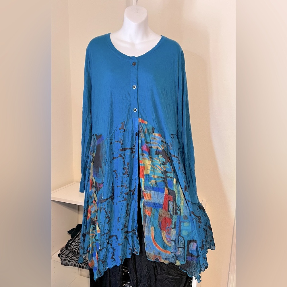 NWT! Teal Duster
